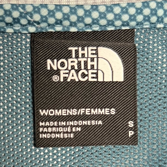 The North Face Women’s Zip Up Windbreaker Jacket with Hood Blue/White Size SP - Picture 5 of 10